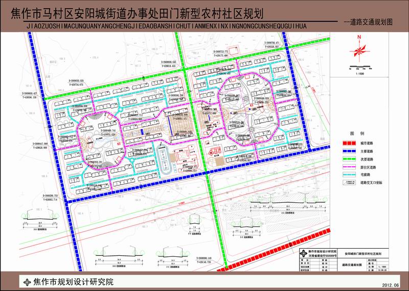 田门社区-道路交通规划图