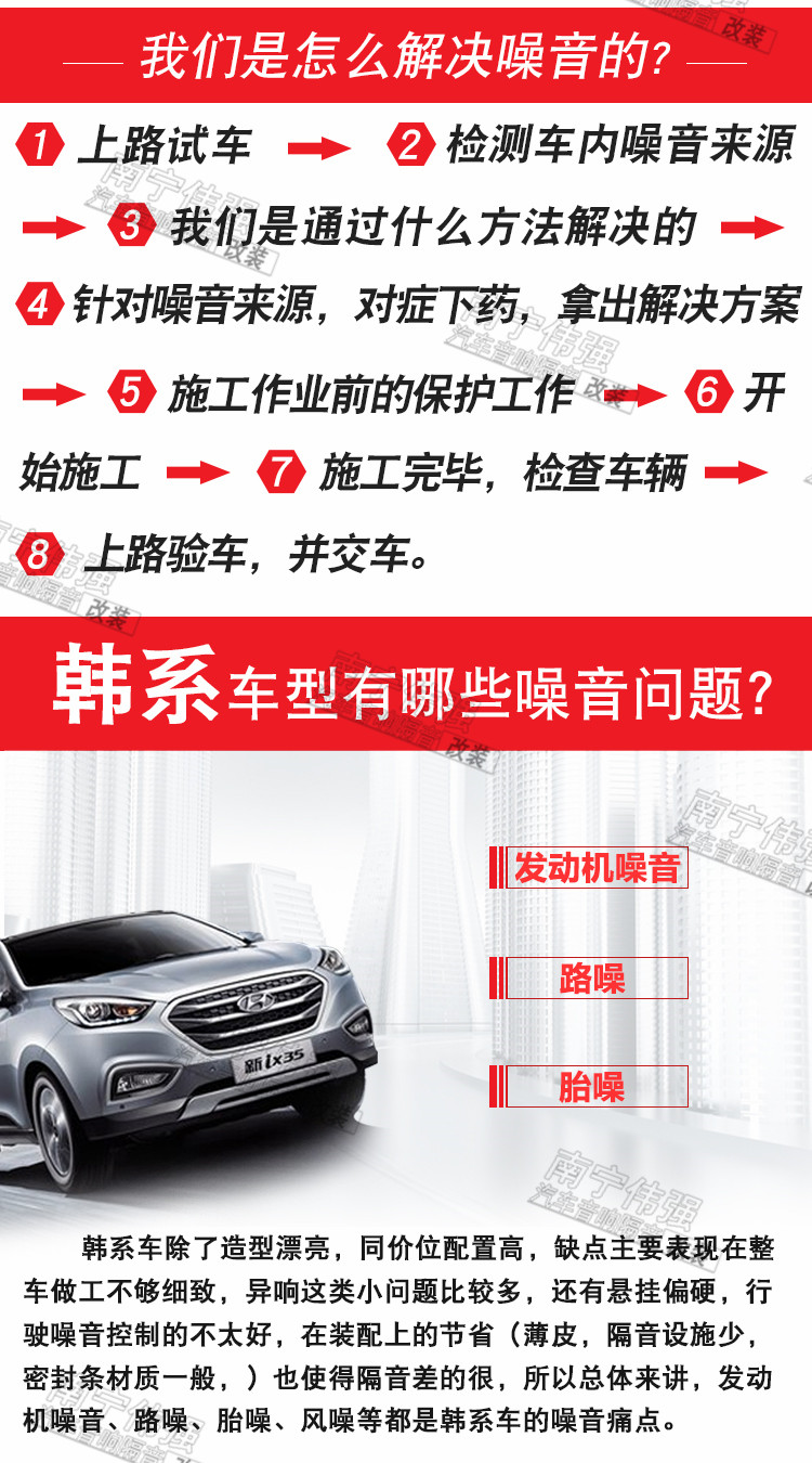 韩系车型隔音方案-1