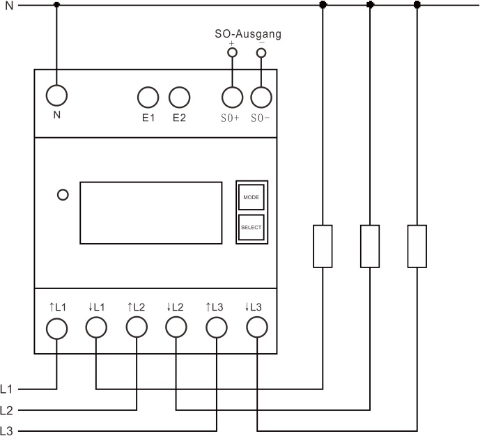 DSZ12D-3X80A电气连接图