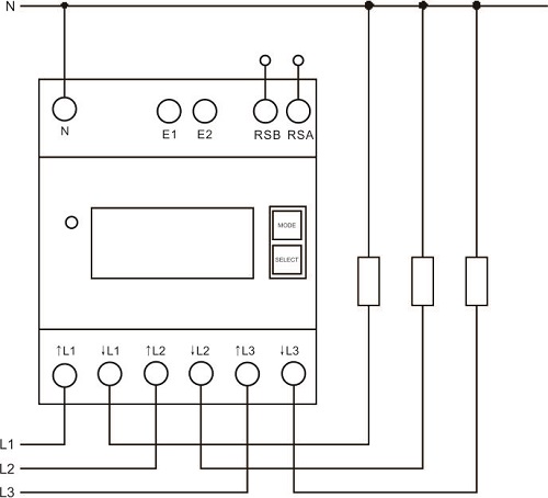 DSZ14DRS-3X80A電氣連接圖