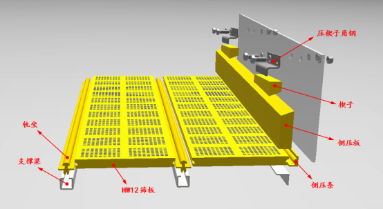 HW12安装结构分解图