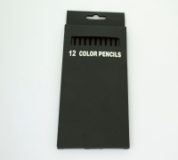 12色黑木黑盒装彩笔