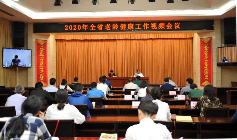 2020年全省老龄健康工作视频会议召开