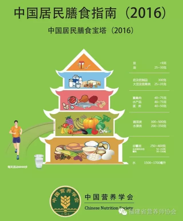 中国居民膳食指南与平衡膳食宝塔