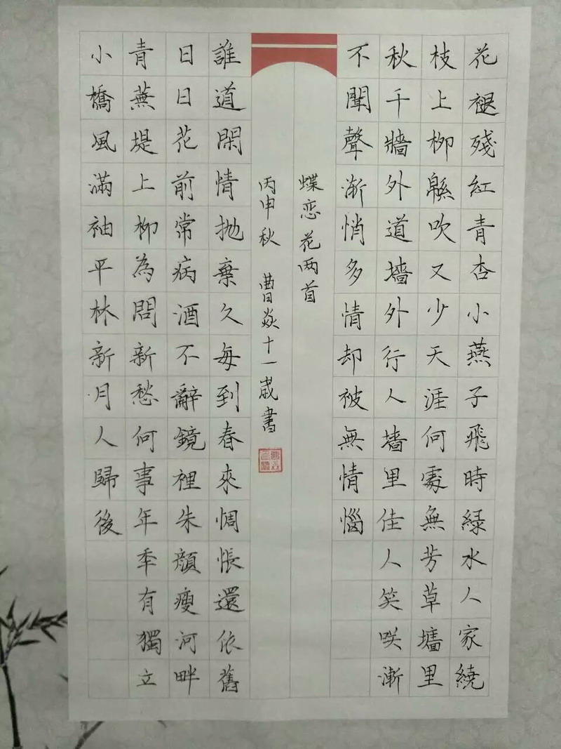 硬笔作品-QQ图片20161230115104