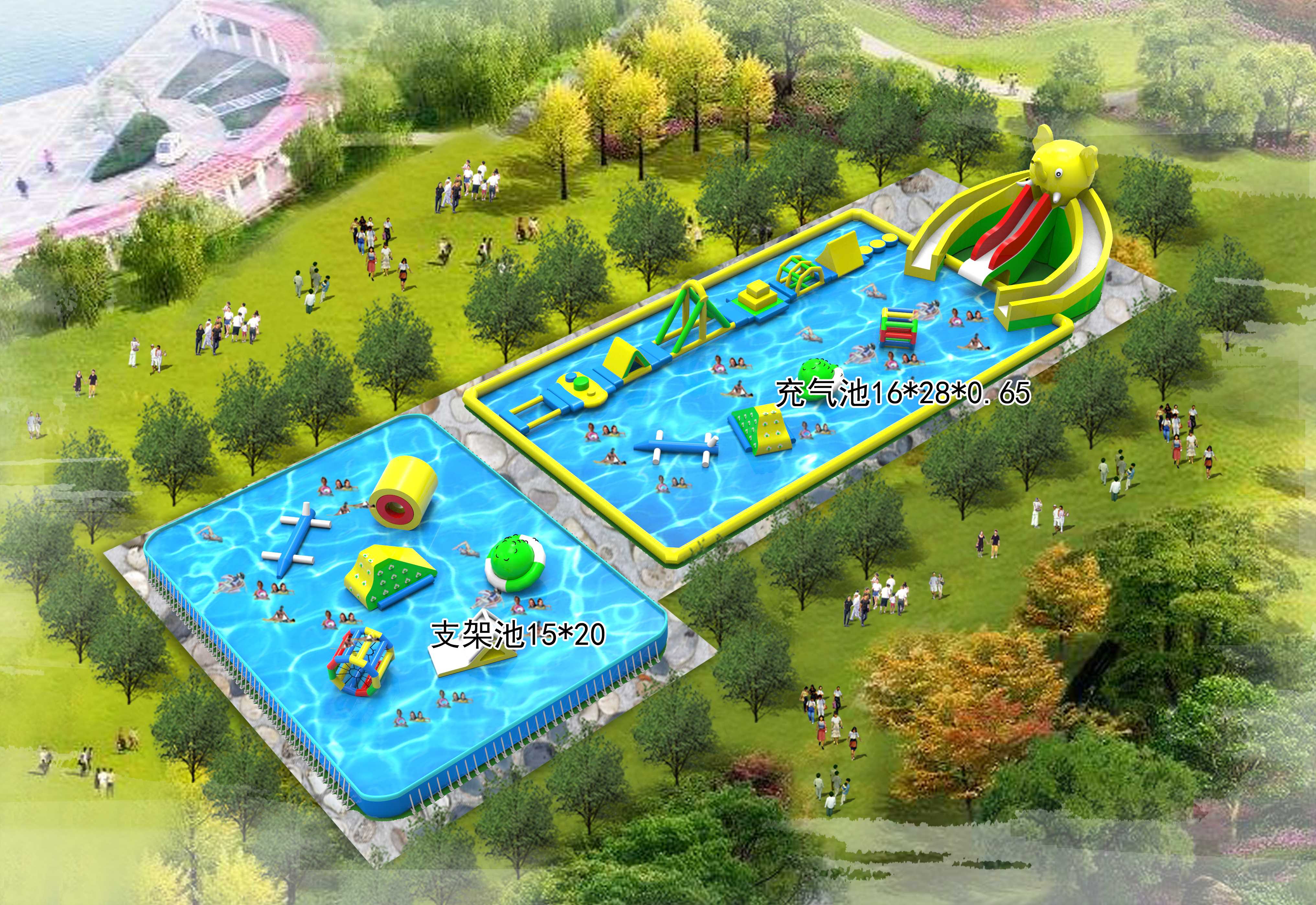 水上游乐园小型儿童水上乐园儿童乐园设施室内戏水小品亲子乐园-阿里巴巴