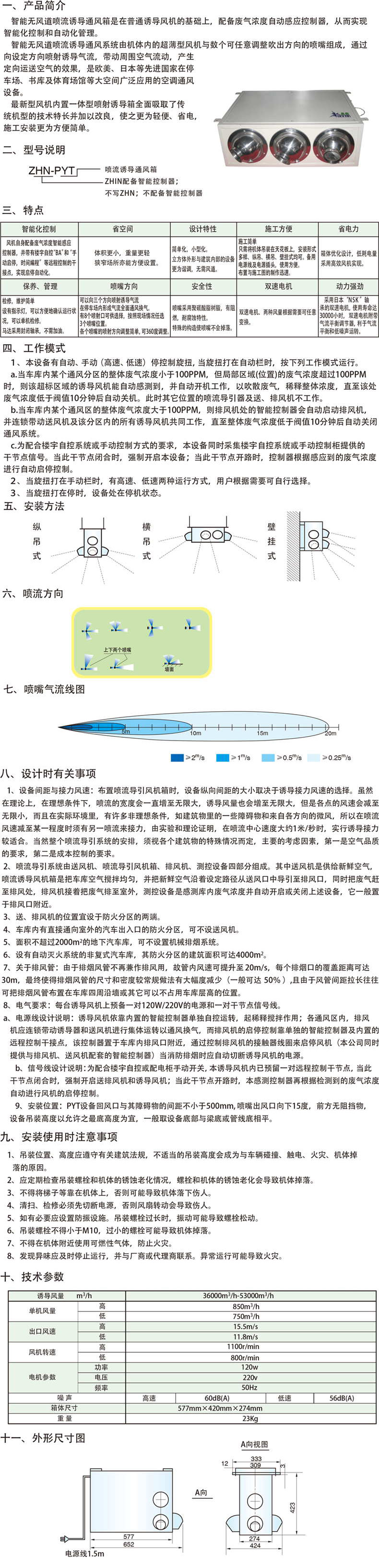 ZHN-PYT智能型诱导风机详情