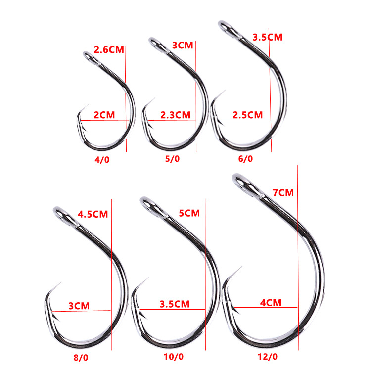 Mustad 39950NP-BN Ganci Circolari Ultra Demon 6/0 – 3x Forti Per Pesca C&R