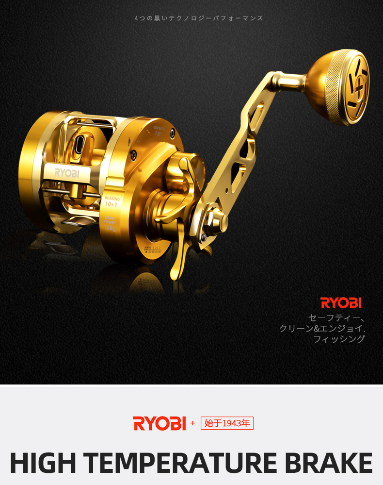 Ryobi Fishing Reels, Slow Jigging Ryobi