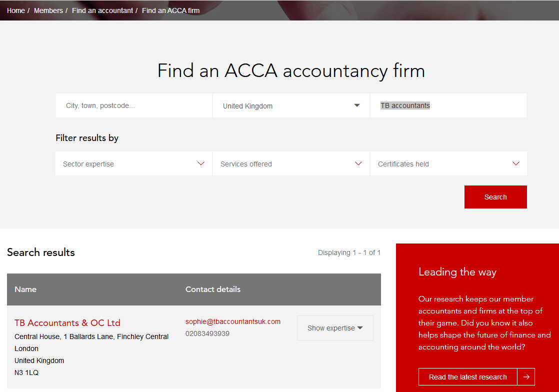 htm 点击下方 find an account,  进入 find an acca accountancy