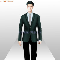 品牌西服定制-100支紗羊毛商務西裝訂制-米蘭弘服裝-1
