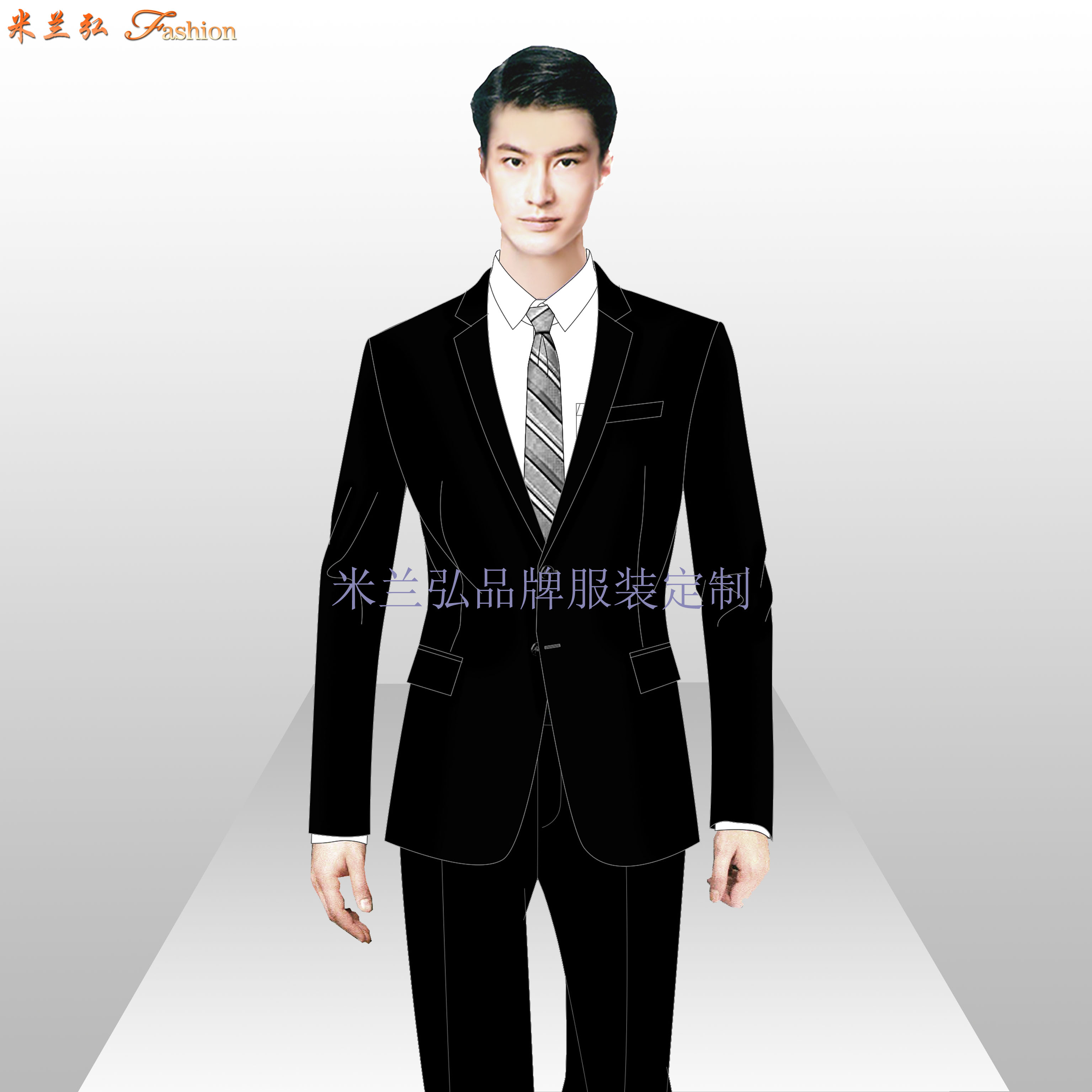 Suitbrand男装西服品牌-米兰弘服装公司-2