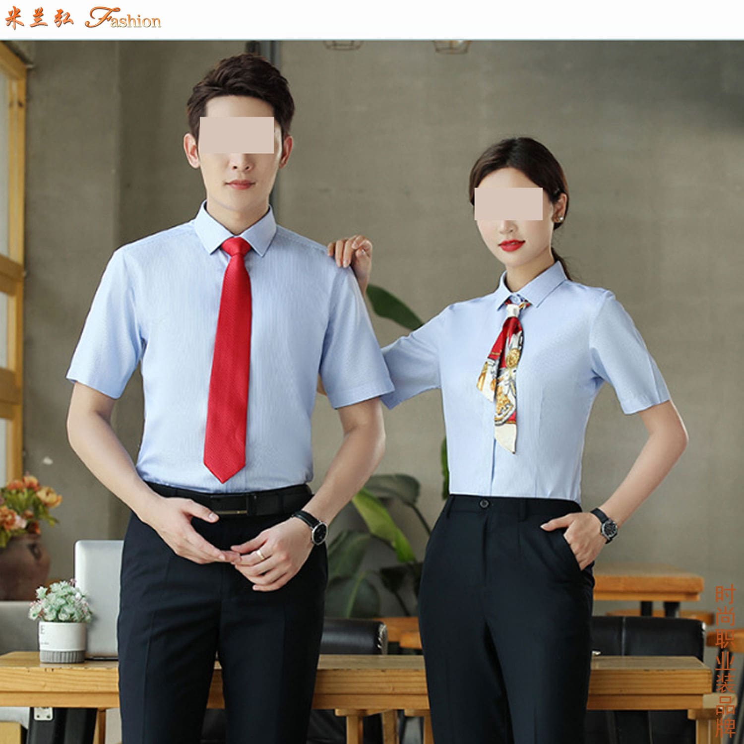 新款韩版男女士衬衫图片4