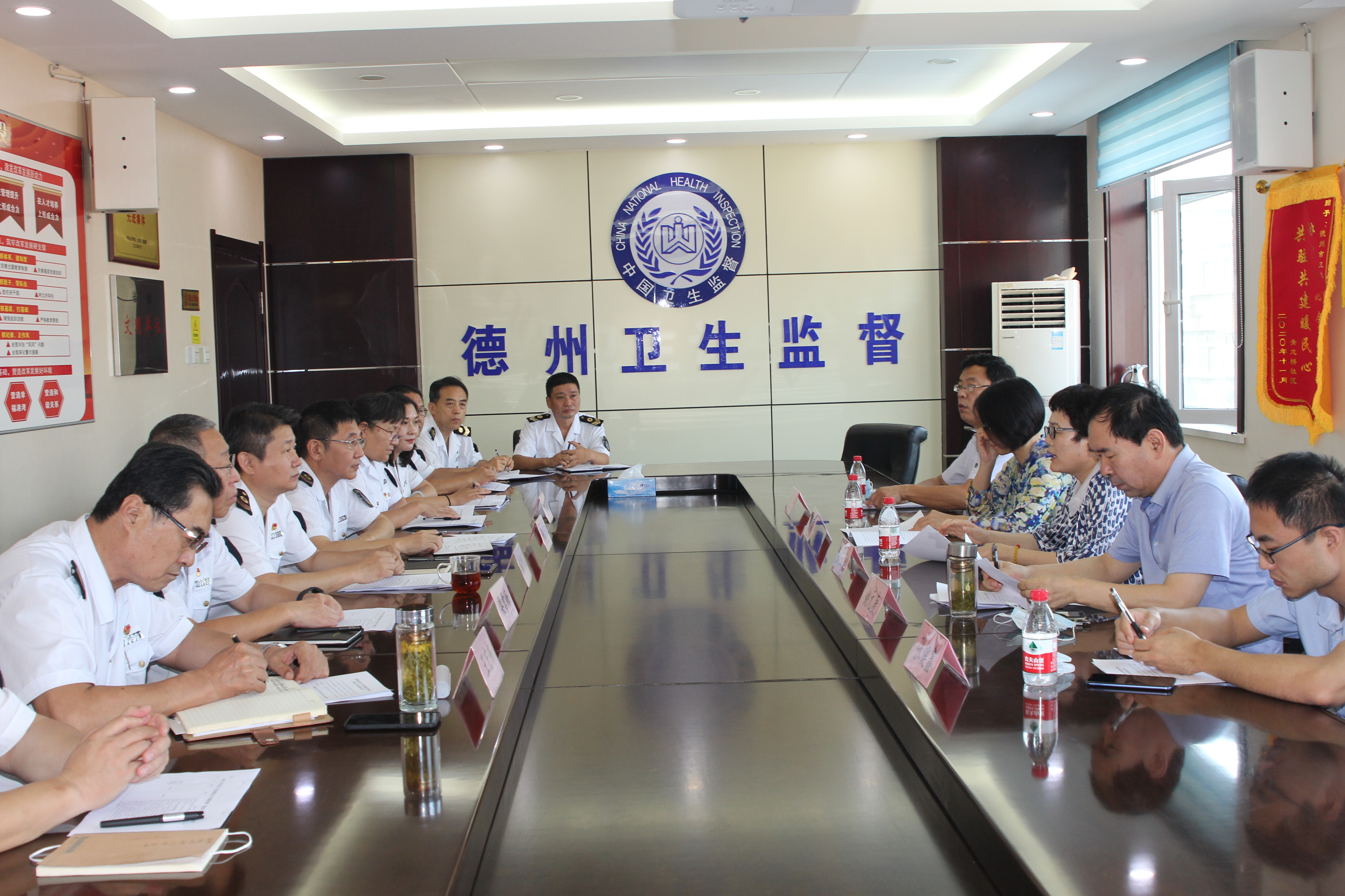 省卫生健康委执法监察局到德州市开展卫生监督执法专项稽查暨蓝盾行动