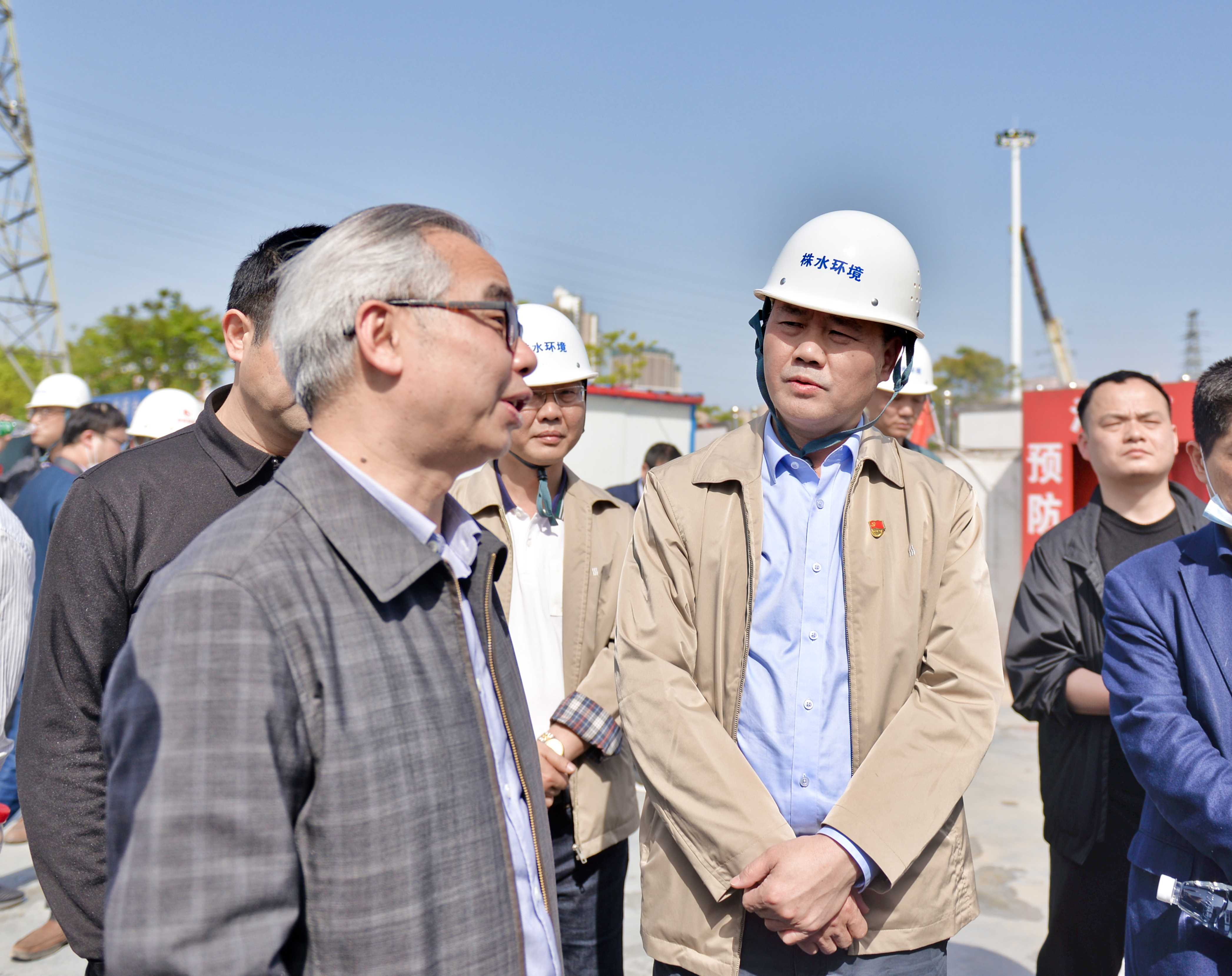 市人大常委会党组书记副主任彭建忠到株洲水务集团白石港水环境综合