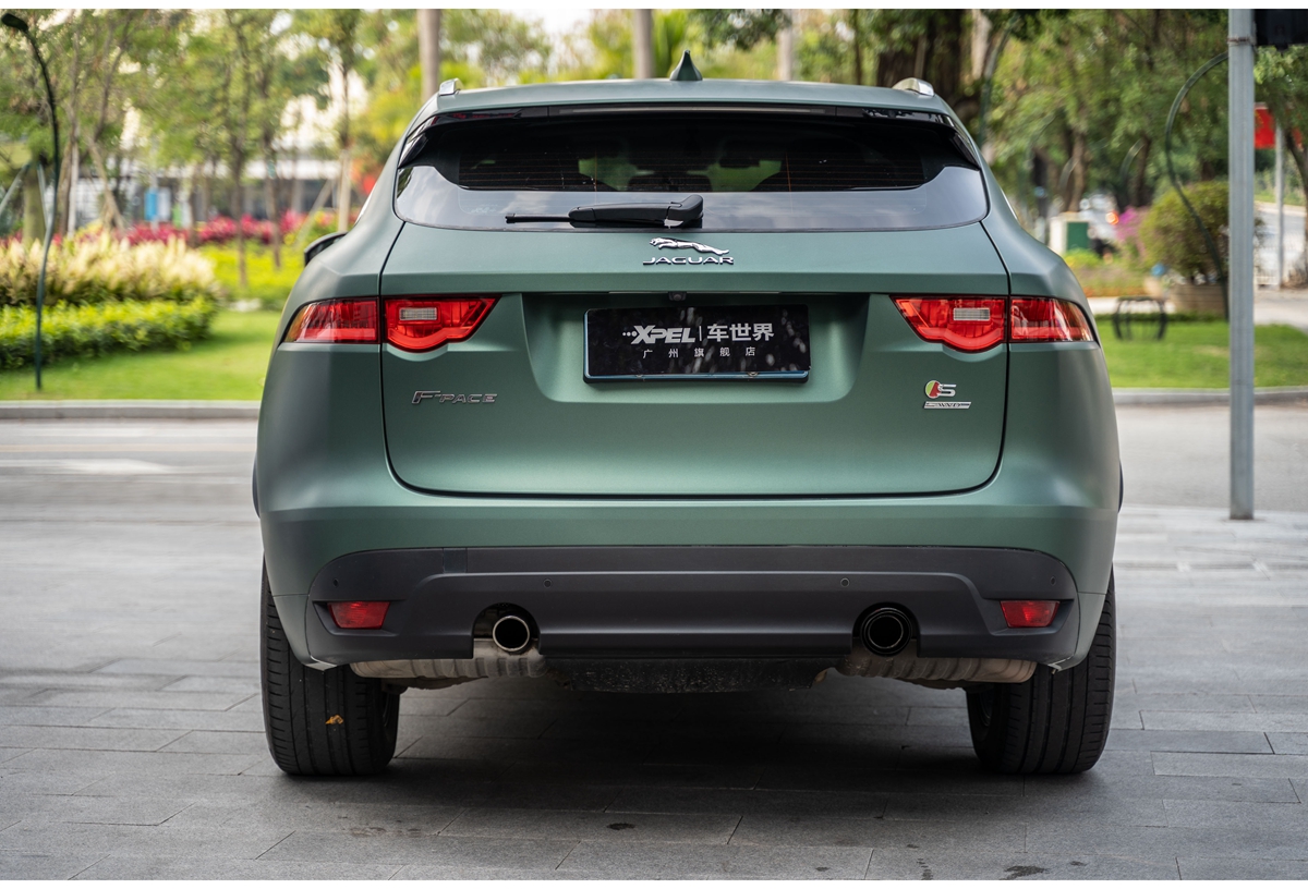 3m 哑光金属松石绿 捷豹f-pace 贴3m 哑光金属松石绿改色膜,车世界