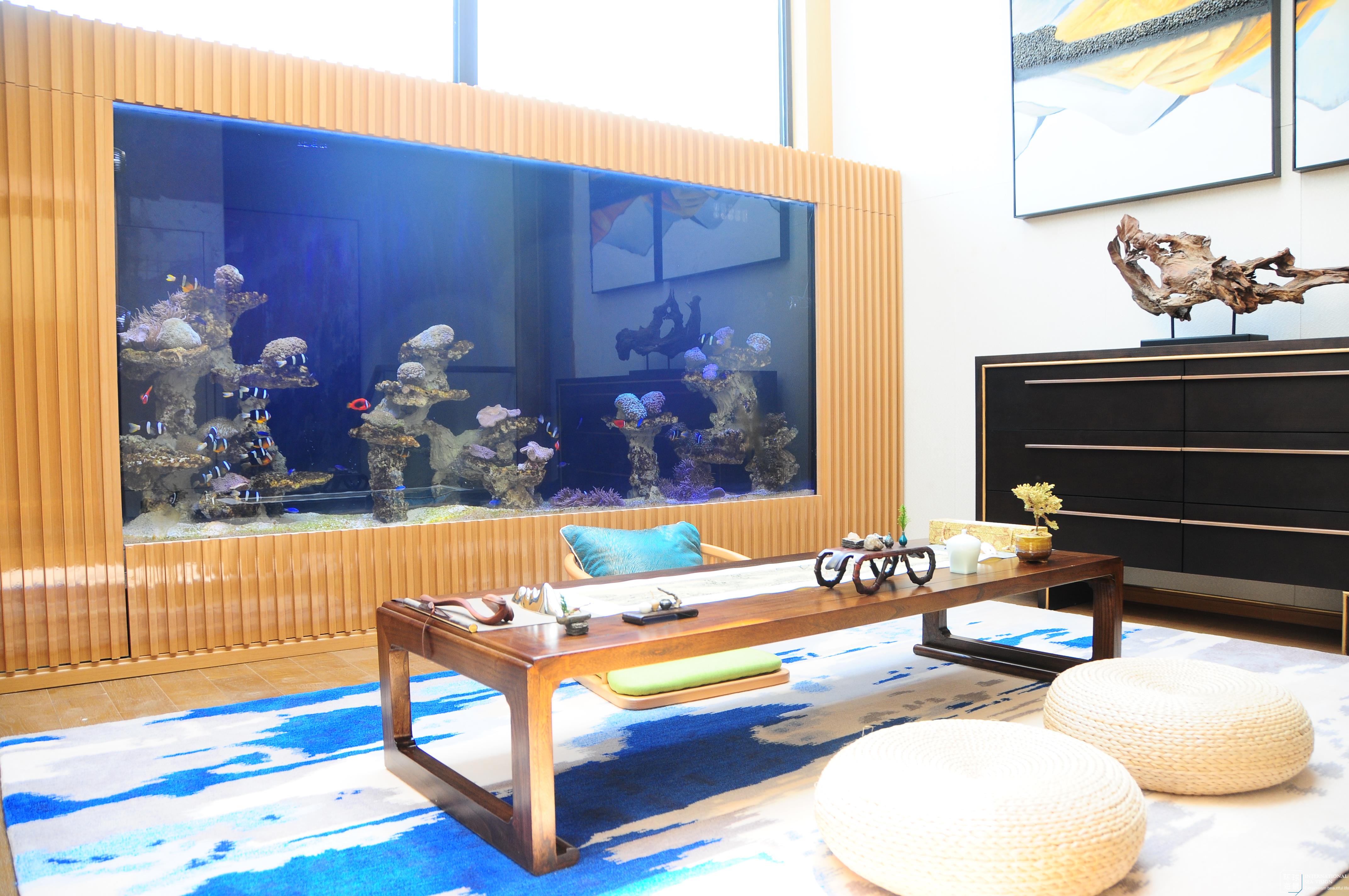 2018室内鱼缸造景图片-房天下装修效果图