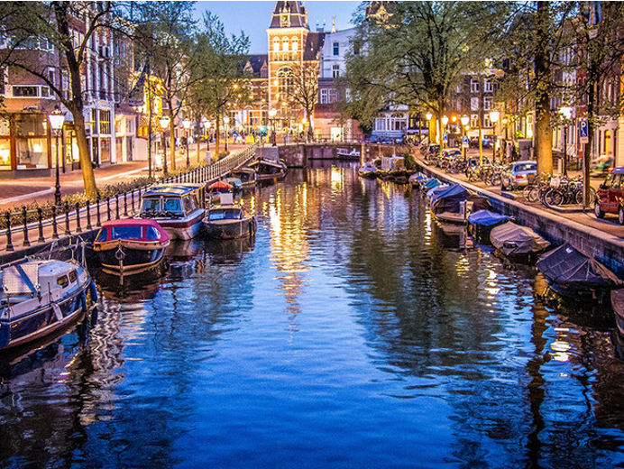 景点-国际-荷兰-阿姆斯特丹运河