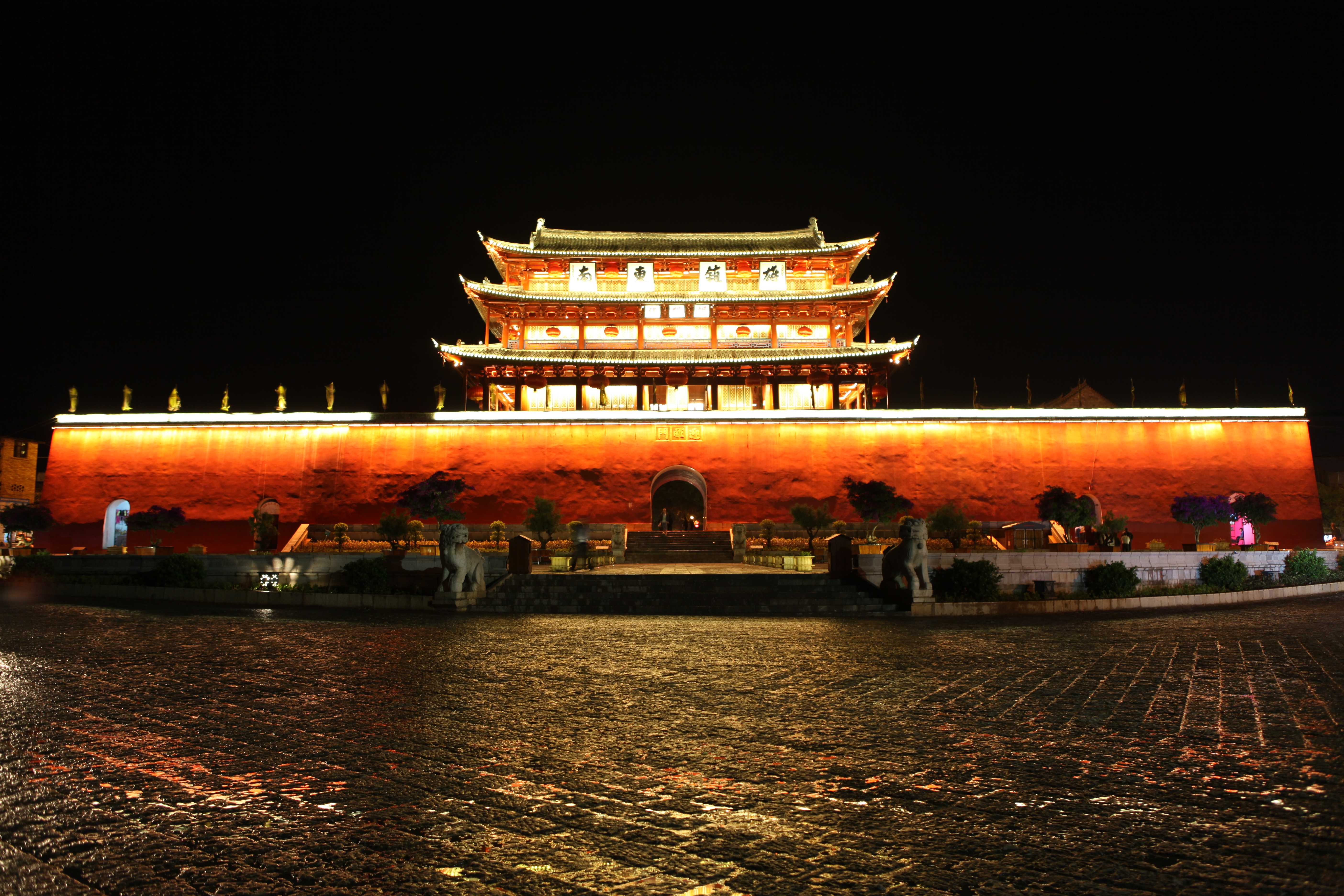 朝阳楼夜景-赵家喜-1