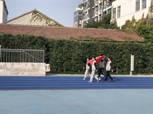 第九周升旗仪式-苏州市觅渡中学校