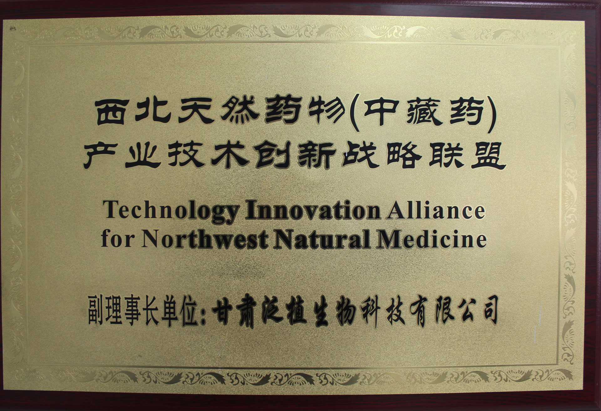 西北天然藥物（中藏藥）產業技術創新戰略