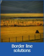 Border line solutions
