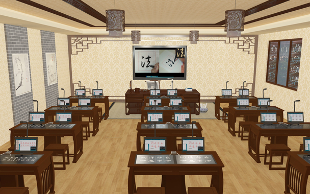 EduOffice数字书法双屏互动教室
