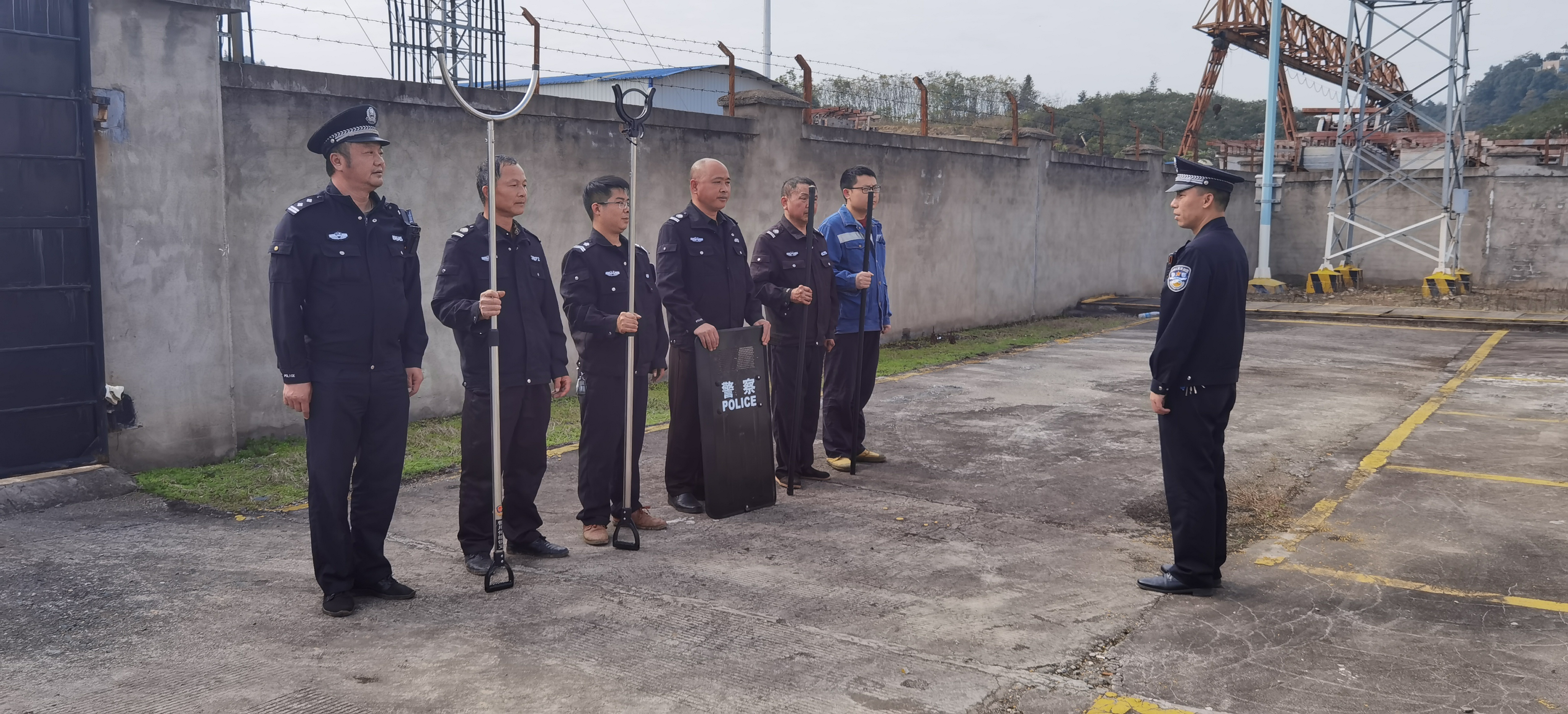 长铁,公安,醴陵,东站,派出所镇,头,警务区, . 长铁公安：醴陵东站派出所镇头警务区组织开展线路治安练兵