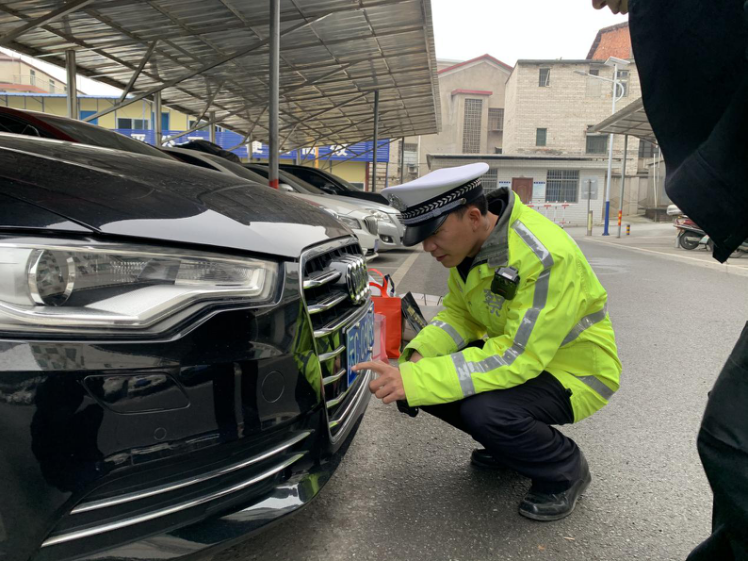 【,顽瘴,痼疾,集中,整治,】,衡阳,珠晖,交警, . 【顽瘴痼疾集中整治】 衡阳珠晖交警查获一台部局督办假牌车辆