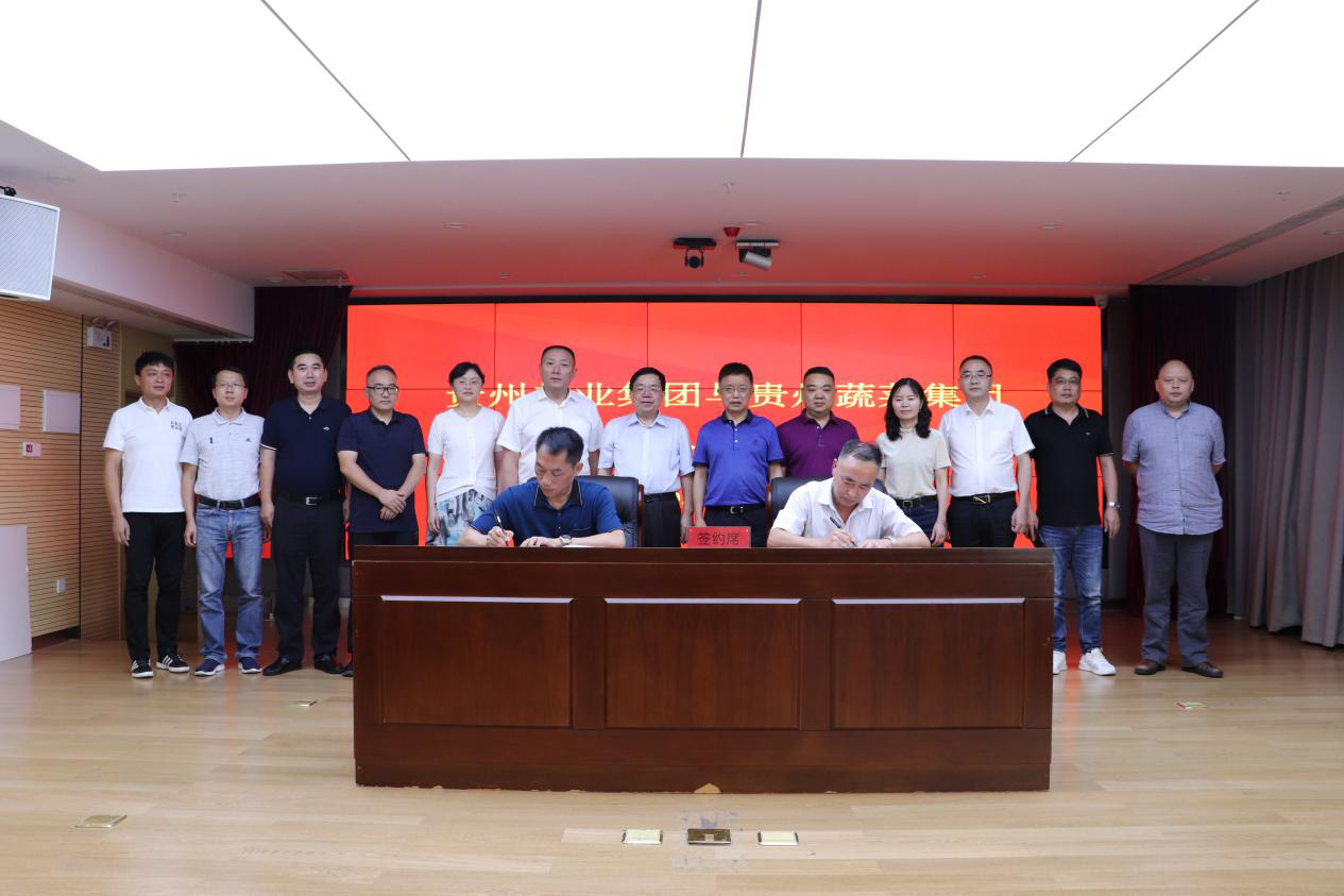 貴州蔬菜集團與貴州鹽業集團簽署合作協議