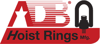 ADB Hoist Rings 33314 Heavy Duty Hoist Ring WLL 1000 lb 3/8-16 Thread 1.06 TP 
