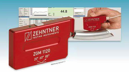ZEHNTNER-1120可以测量曲面小面积光泽