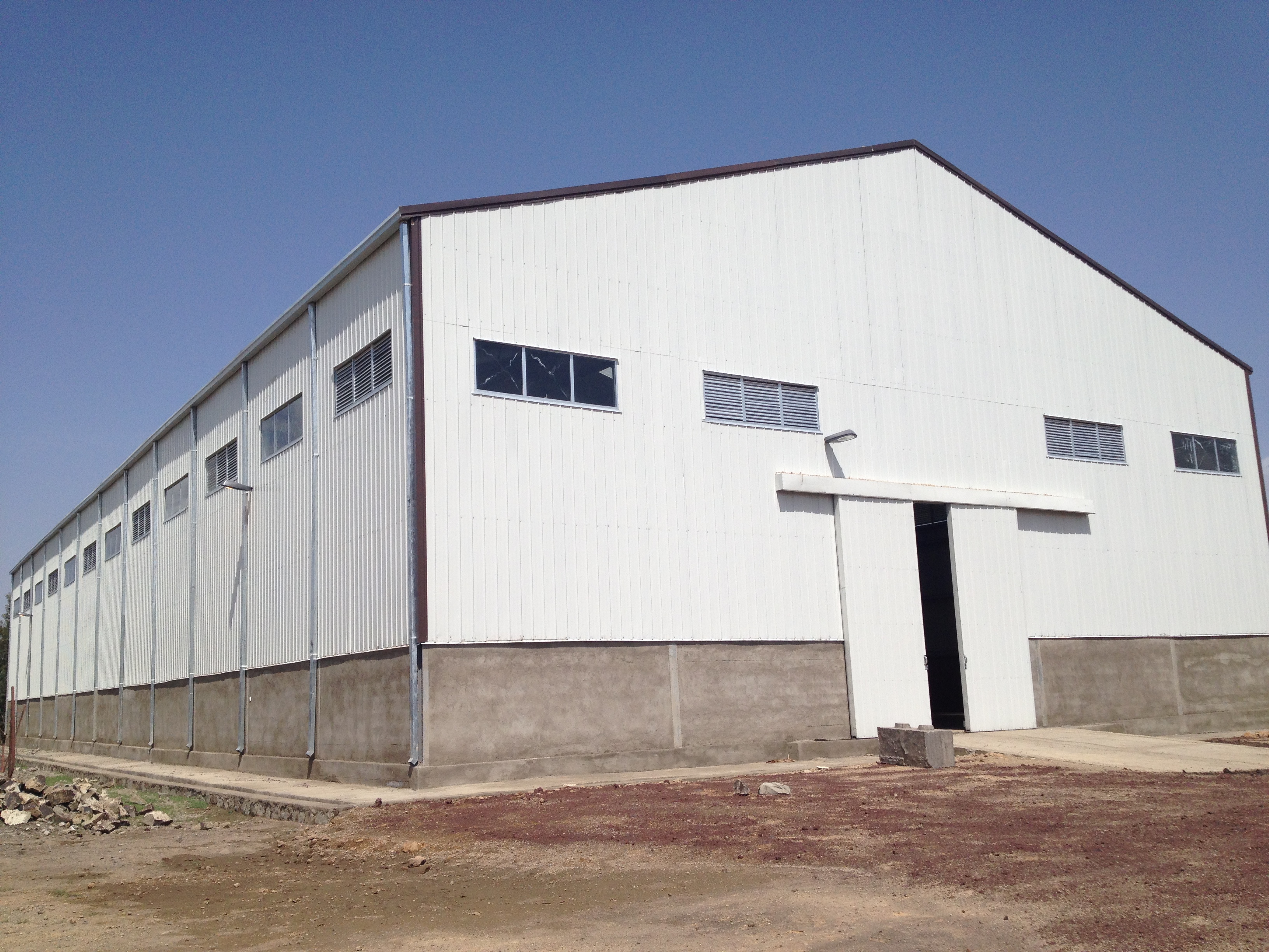 steel warehouse for flour milling line