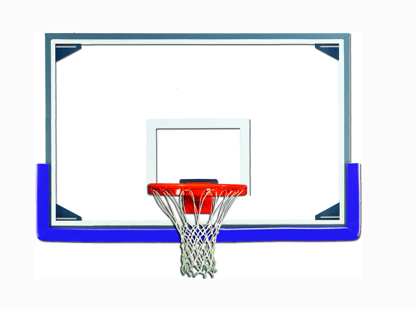 美式高强度钢框矩形玻璃篮板KR-SFG42