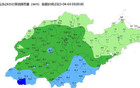 大范围降雨将在今天傍晚前后收尾山东出现今年首个暴雨点