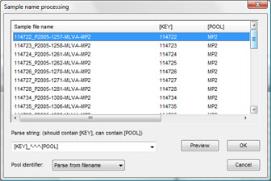 VNTR file name parsing