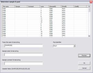 File name parsing