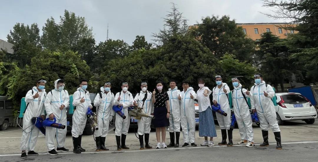 “疫”战一线我在前 开封市青企协成员参加公益消杀活动