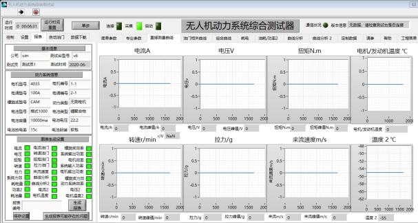 无人机动力系统综合测试台