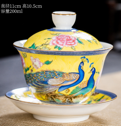 景德镇珐琅茶碗