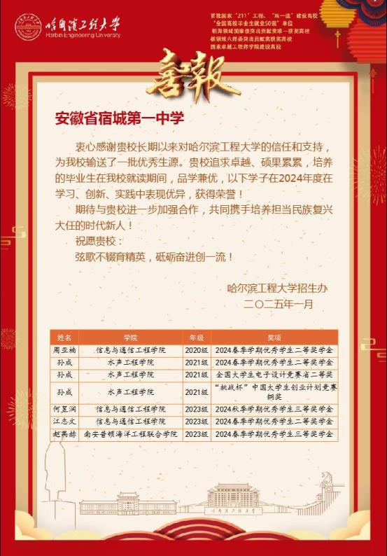 喜报