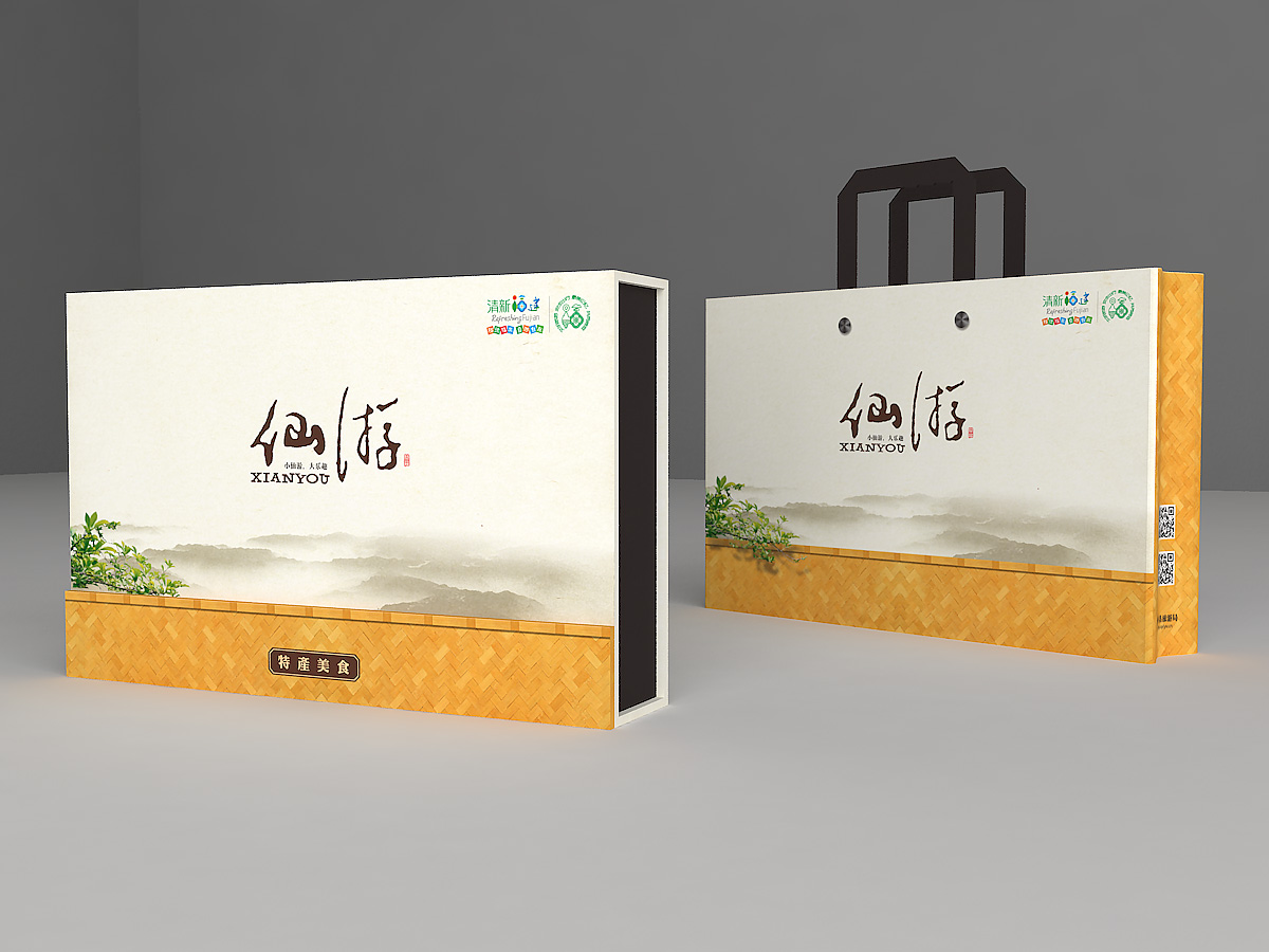 仙游旅游木艺及特产美食伴手礼盒设计