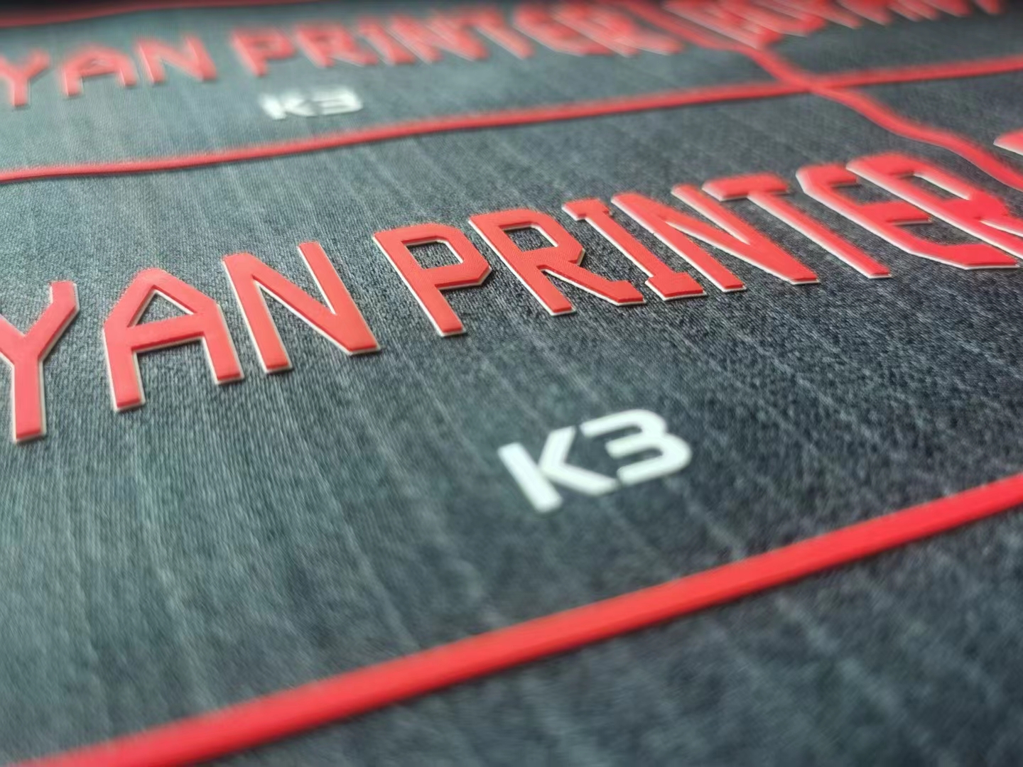 K3台板印花机印花作品