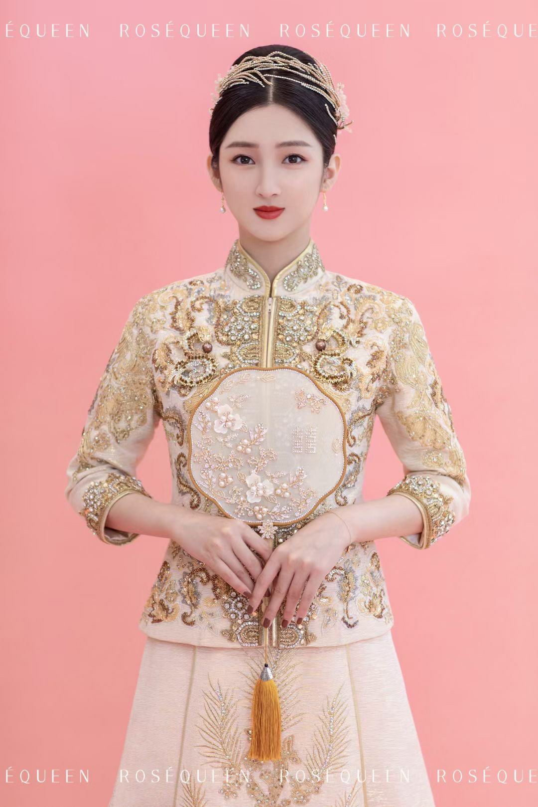 中式新娘 - 堆糖，美图壁纸兴趣社区