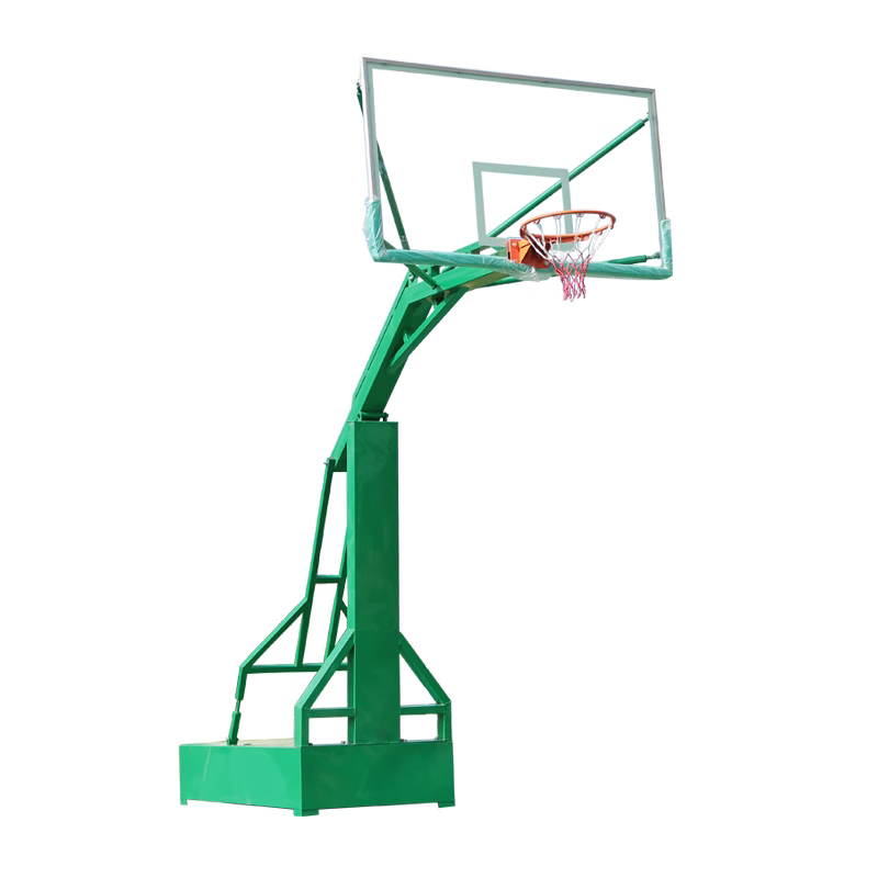 篮球架平箱仿液压移动式钢化玻璃标准室外健身器材