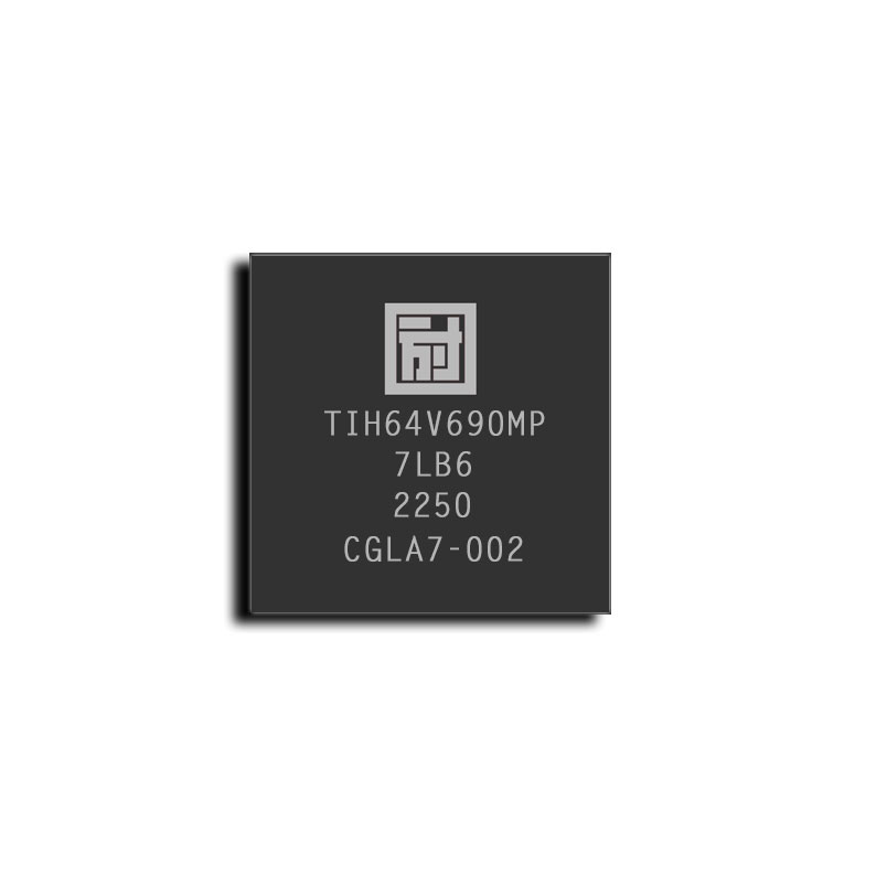 TIH64V690是方寸微电子研发的高安全、高可靠的微处理器系列芯片，重点面向网络安全领域，提供安全的单芯片解决方案。