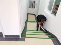 黄寺大街部队幼儿园-楼梯踏步铺完PVC地板的效果图二