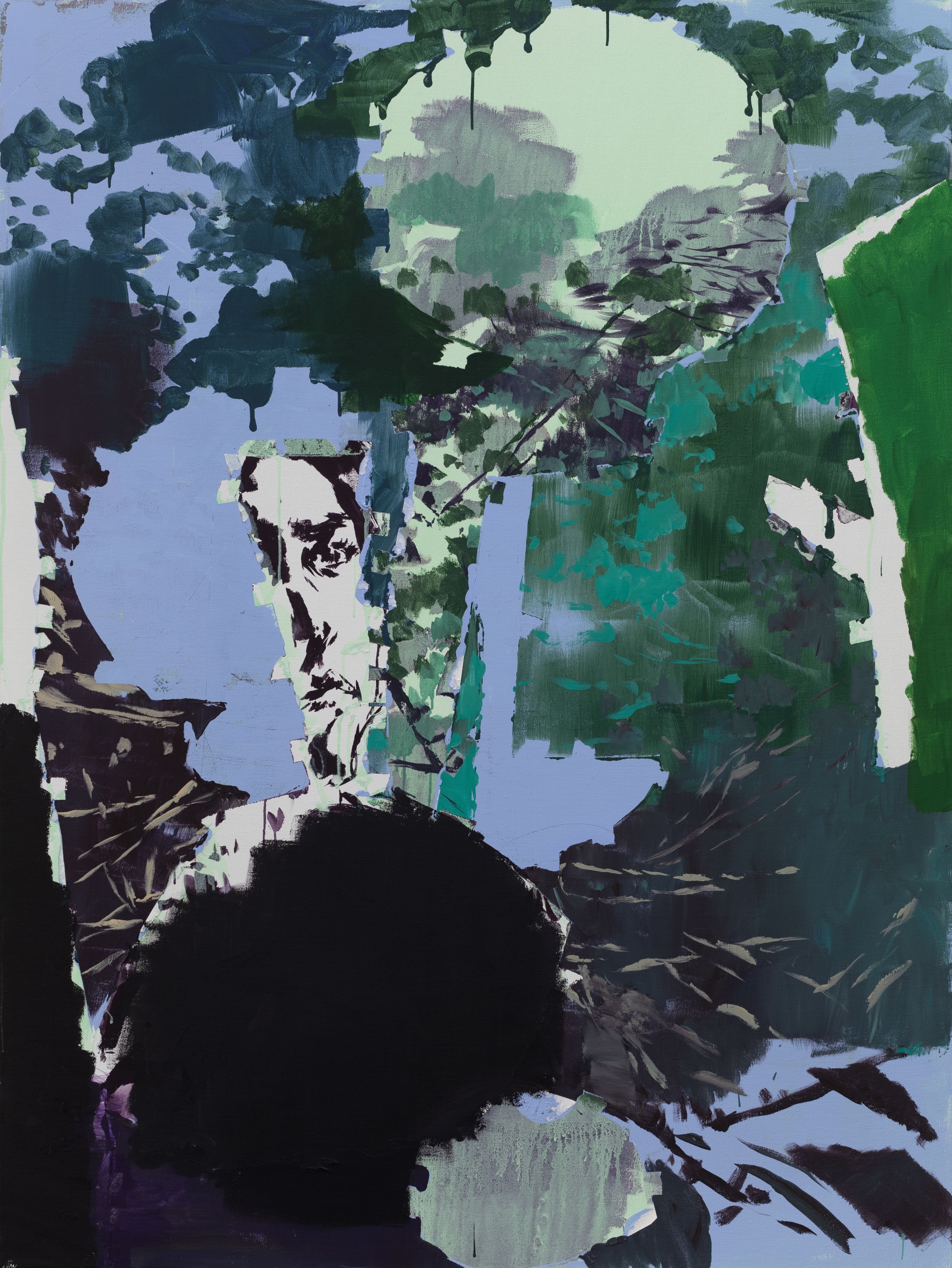 《剧场3》，布面丙烯，200X150cm，2022