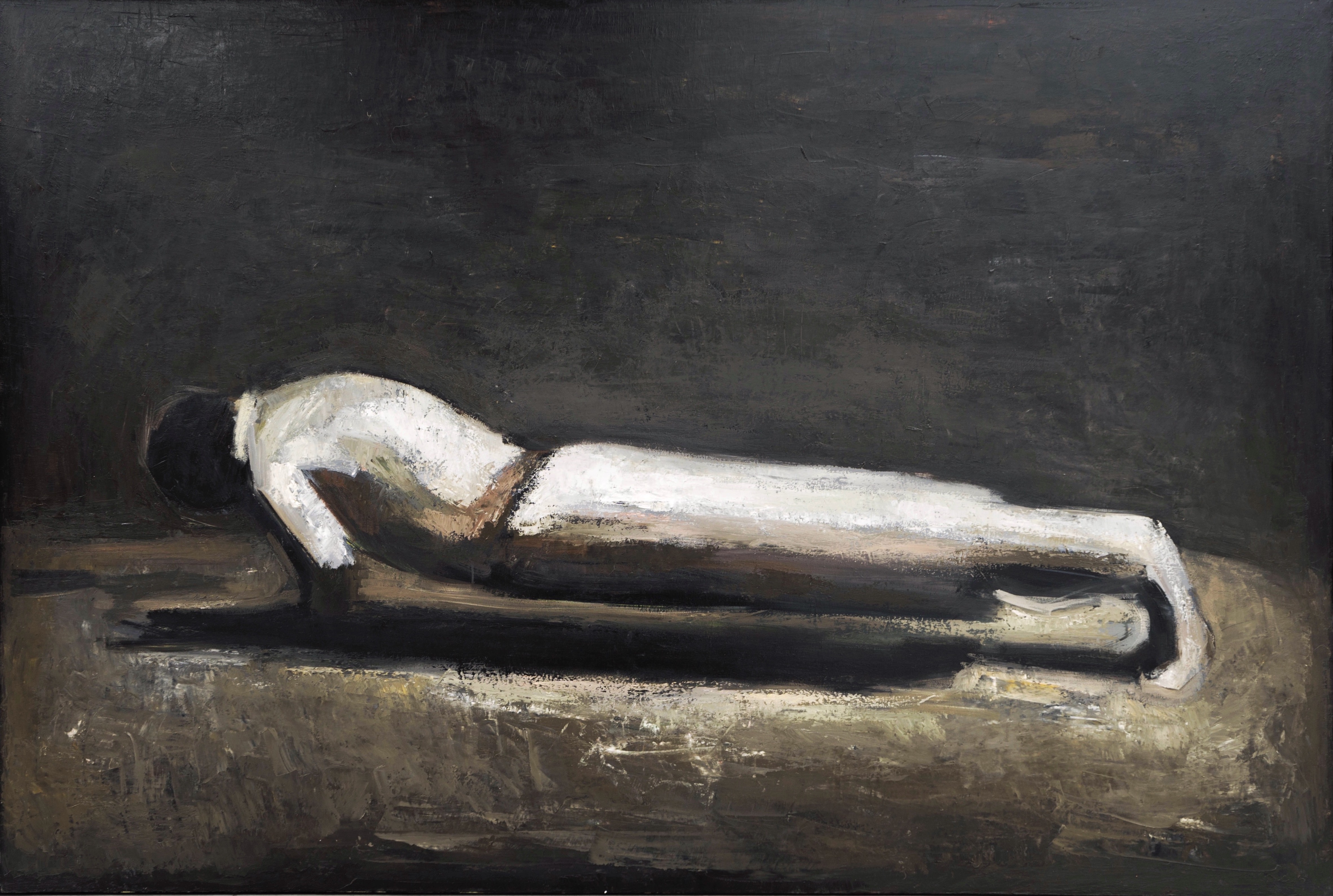 《无题》，布面油画，135X200cm，2018-2019