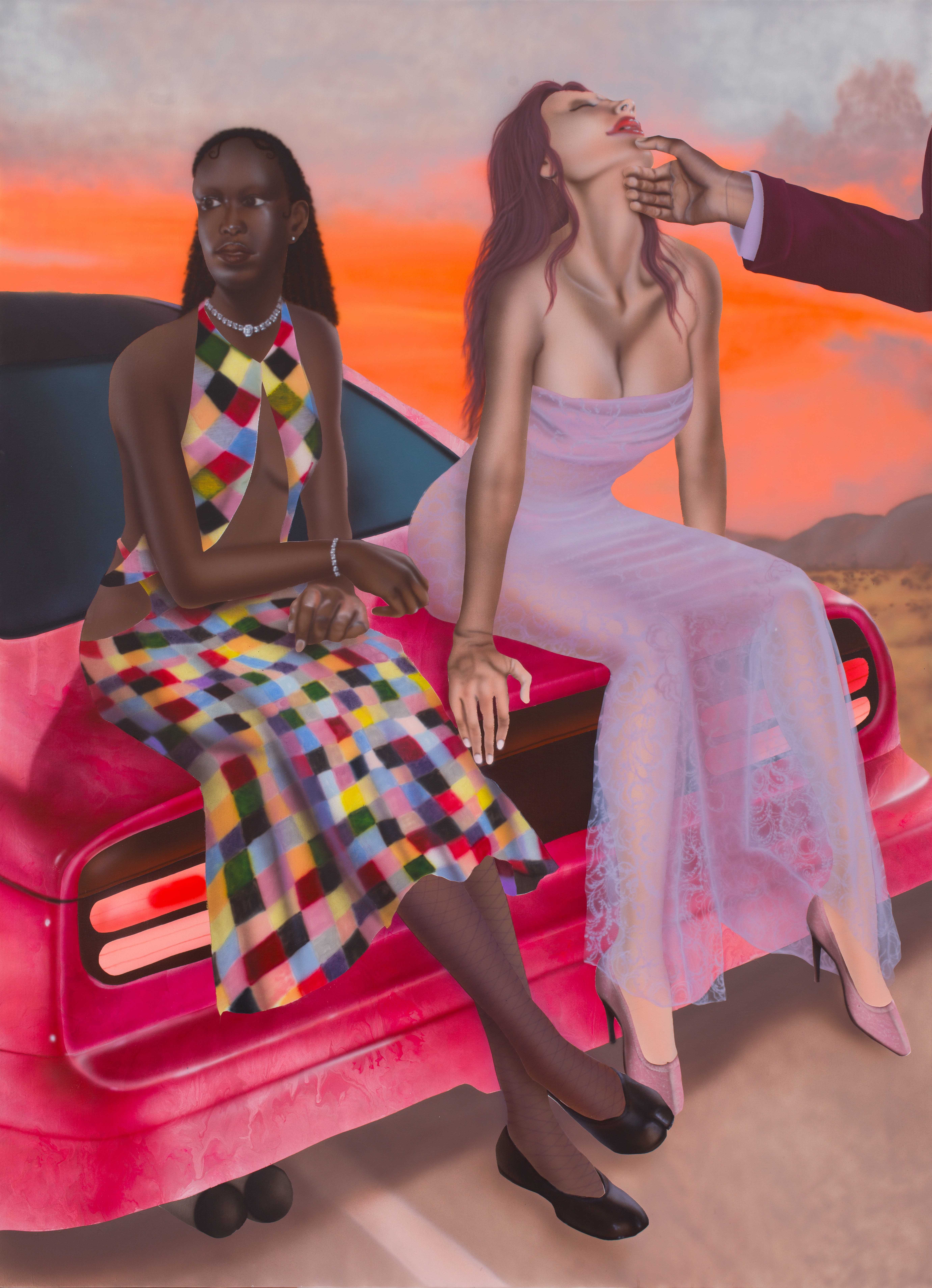 《心灵游戏》175x127cm，亚麻布丙烯2023